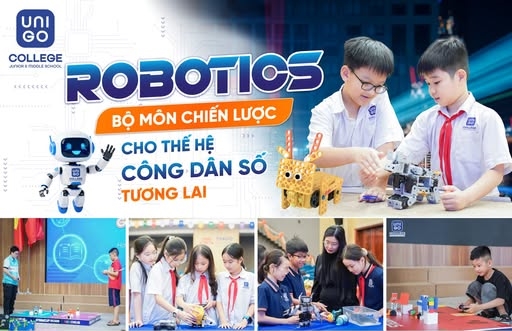 ROBOTICS - BỘ MÔN CHIẾN LƯỢC CHO THẾ HỆ CÔNG DÂN SỐ TƯƠNG LAI